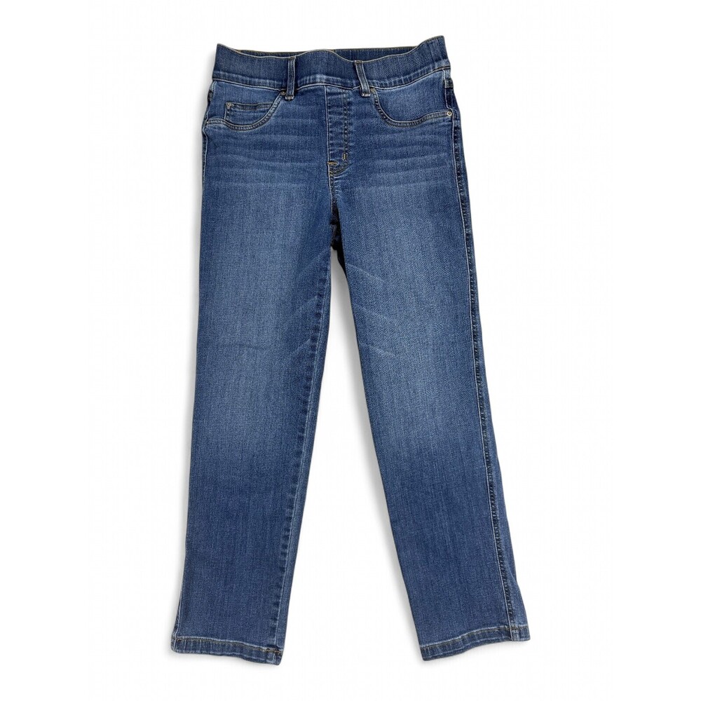 Spanx Skinny Jeans Women's M Blue Stretch Denim